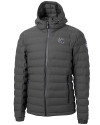 New England Patriots NFL Helmet Cutter & Buck Mission Ridge Repreve® Eco Insulated Mens Puffer Jacket Elemental Grey Mannequin Thumbnail Image