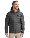 Philadelphia Eagles NFL Helmet Cutter & Buck Mission Ridge Repreve® Eco Insulated Mens Puffer Jacket Elemental Grey Front Thumbnail Image
