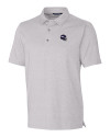 Minnesota Vikings NFL Helmet Cutter & Buck Forge Heathered Stretch Mens Polo Polished Heather Mannequin Thumbnail Image