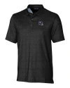 Minnesota Vikings NFL Helmet Cutter & Buck Pike Micro Floral Print Stretch Mens Polo Black Mannequin Thumbnail Image