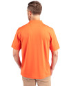 Chicago Bears NFL Helmet Cutter & Buck Forge Stretch Mens Polo College Orange Back Thumbnail Image