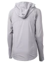 New England Patriots NFL Helmet Cutter & Buck Adapt Eco Knit Hybrid Recycled Womens Full Zip Jacket Polished Medium Gray Mannequin Back Thumbnail Image