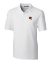 Cincinnati Bengals NFL Helmet Cutter & Buck Forge Stretch Mens Big and Tall Polo White Mannequin Thumbnail Image