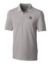 New England Patriots NFL Helmet Cutter & Buck Forge Stretch Mens Big and Tall Polo Polished Medium Gray Mannequin Thumbnail Image
