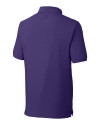 Baltimore Ravens NFL Helmet Cutter & Buck Advantage Eco Tri-Blend Pique Mens Polo College Purple Mannequin Back Thumbnail Image