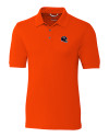 Chicago Bears NFL Helmet Cutter & Buck Advantage Eco Tri-Blend Pique Mens Polo College Orange Mannequin Thumbnail Image