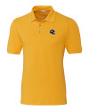 Minnesota Vikings NFL Helmet Cutter & Buck Advantage Eco Tri-Blend Pique Mens Polo College Gold Mannequin Thumbnail Image