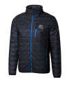 New England Patriots NFL Helmet Cutter & Buck Rainier PrimaLoft®  Mens Big and Tall Eco Insulated Puffer Jacket Dark Navy Mannequin Thumbnail Image