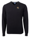 San Francisco 49ers NFL Helmet Cutter & Buck Lakemont Tri-Blend Mens V-Neck Pullover Sweater Black Mannequin Thumbnail Image
