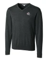 Arizona Cardinals NFL Helmet Cutter & Buck Lakemont Tri-Blend Mens V-Neck Pullover Sweater Charcoal Heather Mannequin Thumbnail Image