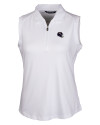 Chicago Bears NFL Helmet Cutter & Buck Forge Stretch Womens Sleeveless Polo White Mannequin Thumbnail Image