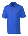 Los Angeles Rams NFL Helmet Cutter & Buck Pike Double Dot Print Stretch Mens Polo Chelan Blue Mannequin Thumbnail Image