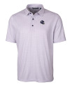 Minnesota Vikings NFL Helmet Cutter & Buck Pike Double Dot Print Stretch Mens Polo College Purple Mannequin Thumbnail Image
