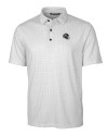 Atlanta Falcons NFL Helmet Cutter & Buck Pike Double Dot Print Stretch Mens Polo Charcoal Mannequin Thumbnail Image