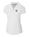 Las Vegas Raiders NFL Helmet Cutter & Buck Forge Stretch Womens Short Sleeve Polo White Mannequin Thumbnail Image