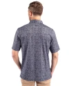 Arizona Cardinals NFL Helmet Cutter & Buck Pike Constellation Print Stretch Mens Polo Black Back Thumbnail Image