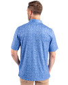 Indianapolis Colts NFL Helmet Cutter & Buck Pike Constellation Print Stretch Mens Polo Chelan Blue Back Thumbnail Image