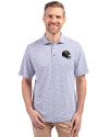 Baltimore Ravens NFL Helmet Cutter & Buck Virtue Eco Pique Botanical Print Recycled Mens Polo Hyacinth Front Thumbnail Image