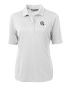 Los Angeles Chargers NFL Helmet Cutter & Buck Virtue Eco Pique Recycled Womens Polo White Mannequin Thumbnail Image