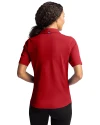 San Francisco 49ers NFL Helmet Cutter & Buck Virtue Eco Pique Recycled Womens Polo Cardinal Red Back Thumbnail Image