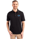 Florida Gators Cutter & Buck Advantage Eco Tri-Blend Pique Mens Big and Tall Polo Black Front Thumbnail Image