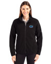 Florida Gators Cutter & Buck Cascade Eco Sherpa Womens Fleece Jacket Black Front Thumbnail Image