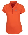 Florida Gators Cutter & Buck Forge Stretch Womens Short Sleeve Polo College Orange Mannequin Thumbnail Image
