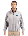 Florida Gators Cutter & Buck Charter Eco Recycled Mens Full-Zip Jacket Polished Medium Gray Front Thumbnail Image