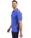 Florida Gators Vintage Cutter & Buck Virtue Eco Pique Tile Print Recycled Mens Polo Chelan Blue Side Thumbnail Image