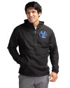 Air Force Falcons College Vault Cutter & Buck Charter Eco Recycled Mens Anorak Jacket Black Front Thumbnail Image