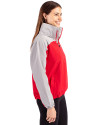 Tampa Bay Rays Stars & Stripes Cutter & Buck Charter Eco Recycled Womens Anorak Jacket Red/Polished Side Thumbnail Image