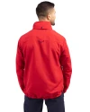 New York Giants Historic Cutter & Buck Charter Eco Recycled Mens Full-Zip Jacket Red Back Thumbnail Image