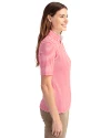 Detroit Tigers Stars & Stripes Cutter & Buck Virtue Eco Pique Stripe Recycled Womens Top Red Side Thumbnail Image