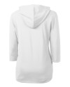 Oklahoma State Cowboys Wrestling Pete Cutter & Buck Virtue Eco Pique Recycled Half Zip Pullover Womens Hoodie White Mannequin Back Thumbnail Image
