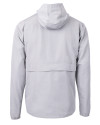 USC Trojans Cutter & Buck Charter Eco Recycled Mens Anorak Jacket Polished Medium Gray Mannequin Back Thumbnail Image