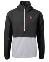 Oklahoma State Cowboys Wrestling Pete Cutter & Buck Charter Eco Recycled Mens Anorak Jacket Black/Polished Mannequin Thumbnail Image