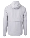 View image 12: Oklahoma State Cowboys Wrestling Pete Cutter & Buck Charter Recycled Packable Mens Half Zip Anorak Jacket Polished Medium Gray Mannequin Back