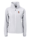 Oklahoma State Cowboys Wrestling Pete Cutter & Buck Charter Eco Recycled Womens Full-Zip Jacket Polished Medium Gray Mannequin Thumbnail Image