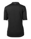 Oklahoma State Cowboys Wrestling Pete Cutter & Buck Virtue Eco Pique Recycled Womens Polo Black Mannequin Back Thumbnail Image