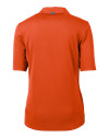 Oklahoma State Cowboys Wrestling Pete Cutter & Buck Virtue Eco Pique Recycled Womens Polo College Orange Mannequin Back Thumbnail Image