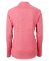 USC Trojans Cutter & Buck Adapt Eco Knit Heather Recycled Womens Full Zip Cardinal Red Heather Mannequin Back Thumbnail Image