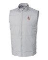 Oklahoma State Cowboys Wrestling Pete Cutter & Buck Stealth Hybrid Quilted Mens Windbreaker Vest Polished Medium Gray Mannequin Thumbnail Image