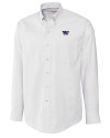 Washington Commanders Americana Cutter & Buck Epic Easy Care Nailshead Mens Big and Tall Long Sleeve Dress Shirt White Mannequin Thumbnail Image