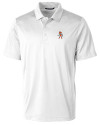 Oklahoma State Cowboys Wrestling Pete Cutter & Buck Prospect Eco Textured Stretch Recycled Mens Big & Tall Polo White Mannequin Thumbnail Image