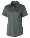 USC Trojans Cutter & Buck Prospect Eco Textured Stretch Recycled Womens Short Sleeve Polo Elemental Grey Mannequin Thumbnail Image