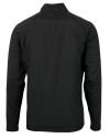 Oklahoma State Cowboys Wrestling Pete Cutter & Buck Adapt Eco Knit Hybrid Recycled Mens Big & Tall Full Zip Jacket Black Mannequin Back Thumbnail Image