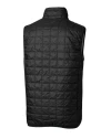USC Trojans Cutter & Buck Rainier PrimaLoft® Mens Eco Insulated Full Zip Puffer Vest Black Mannequin Back Thumbnail Image