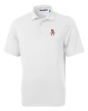 Oklahoma State Cowboys Wrestling Pete Cutter & Buck Virtue Eco Pique Recycled Mens Polo White Mannequin Thumbnail Image