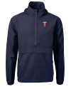 Minnesota Twins Cutter & Buck Charter Eco Recycled Mens Anorak Jacket Navy Blue Mannequin Thumbnail Image