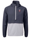 Minnesota Twins Cutter & Buck Charter Eco Recycled Mens Anorak Jacket Navy Blue/Polished Mannequin Thumbnail Image